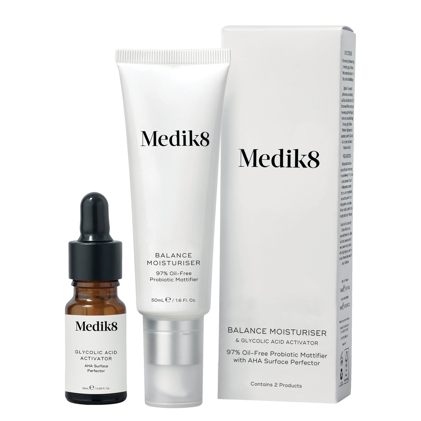 Balance Moisturiser with Glycolic Acid Activator 50mL
