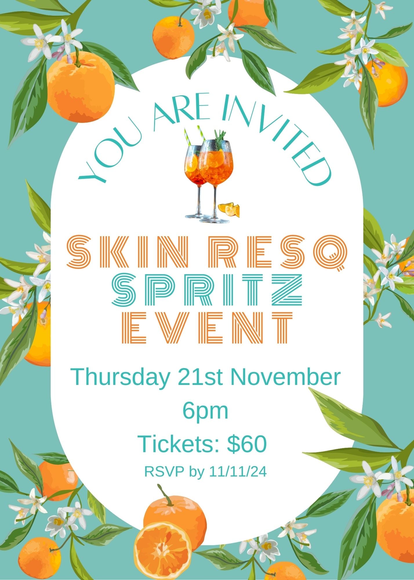 Skin ResQ Spritz Event - Christmas Party 2024