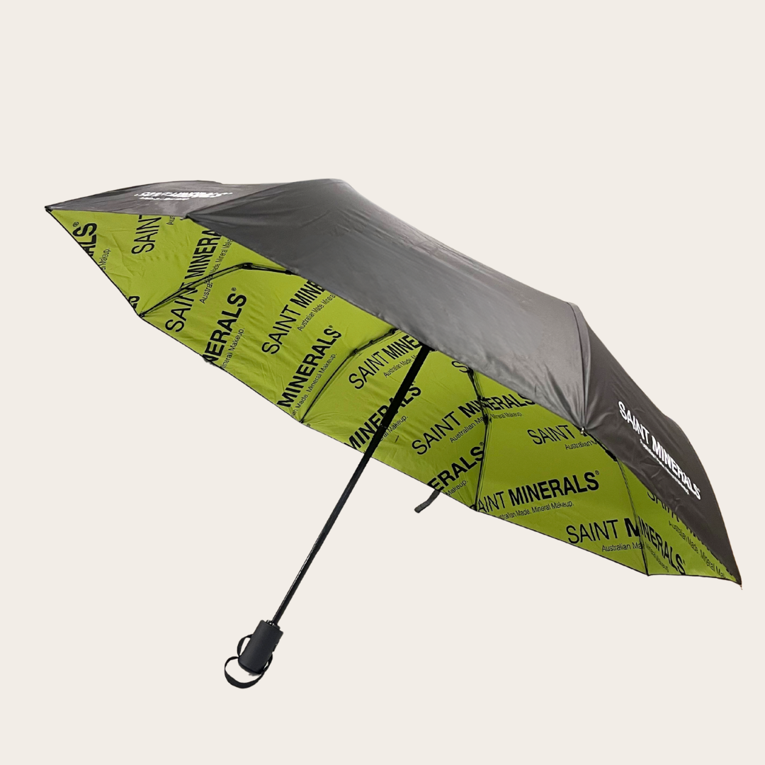 SAINT MINERALS Tri-Fold Umbrella
