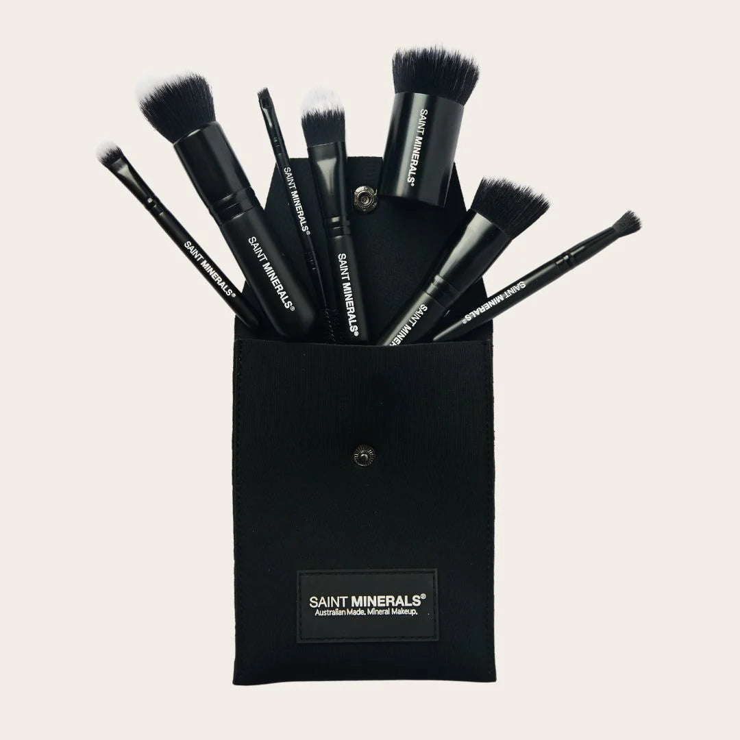 SAINT MINERALS Travel Brush Set