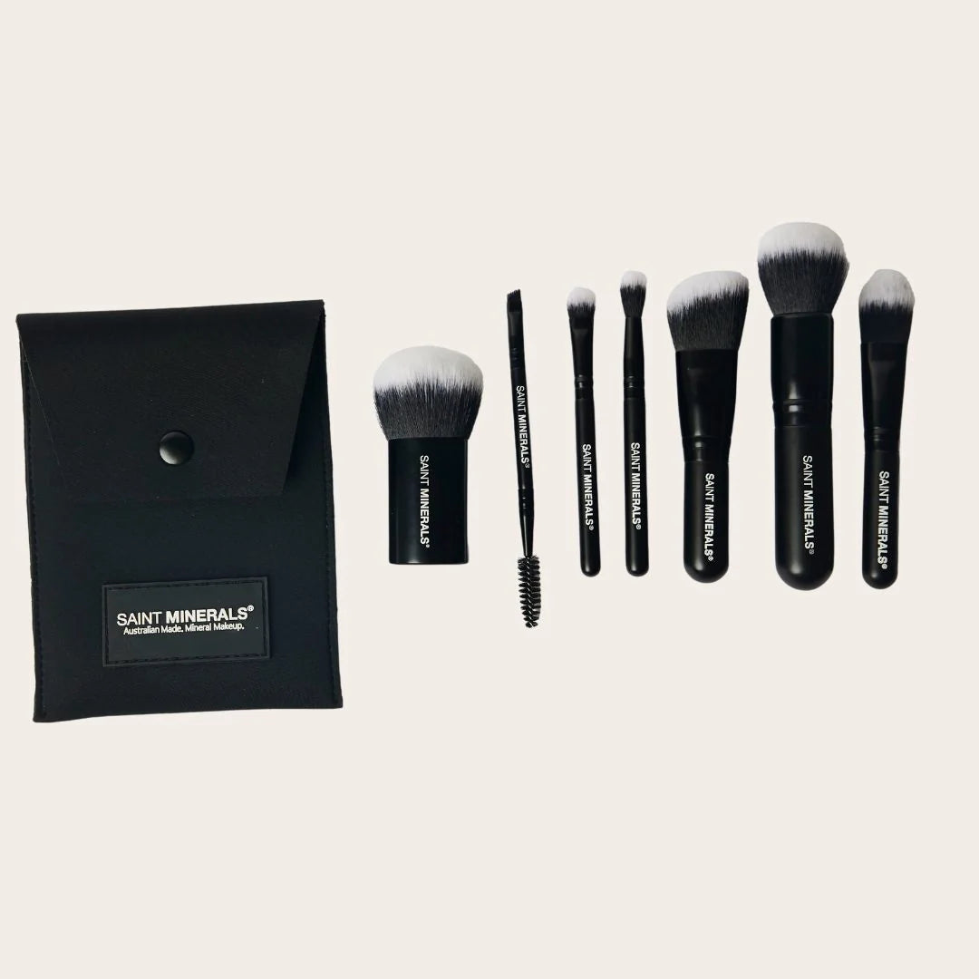 SAINT MINERALS Travel Brush Set